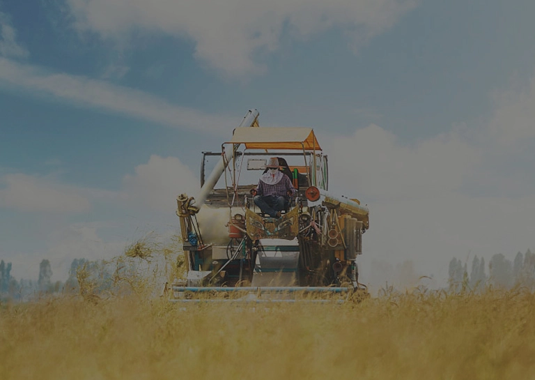 Ventil anwendung für landwirtschaft liche Maschinen