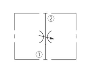 Betriebs symbol des INV08-20A Nadel ventils