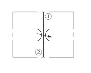 Betriebs symbol des INV10-22 hydraulischen Nadel ventils